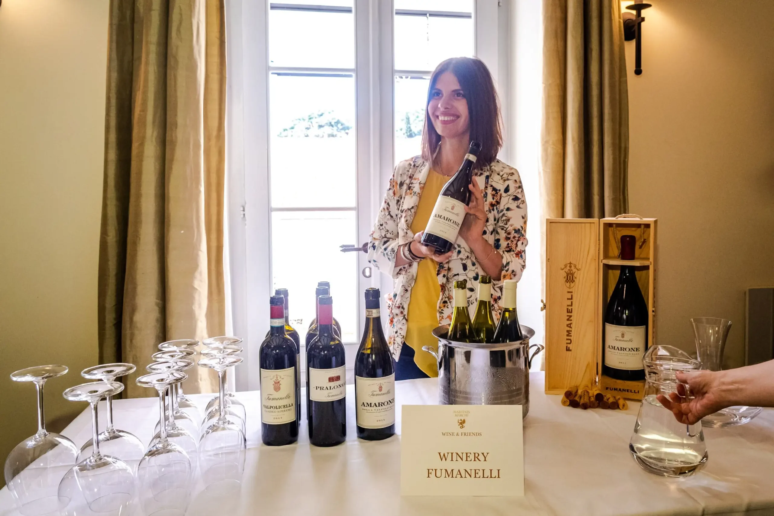 Degustazione vini Fumanelli con presentazione Amarone